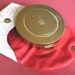 Gold Tone Avon Compact with Vinyl Case