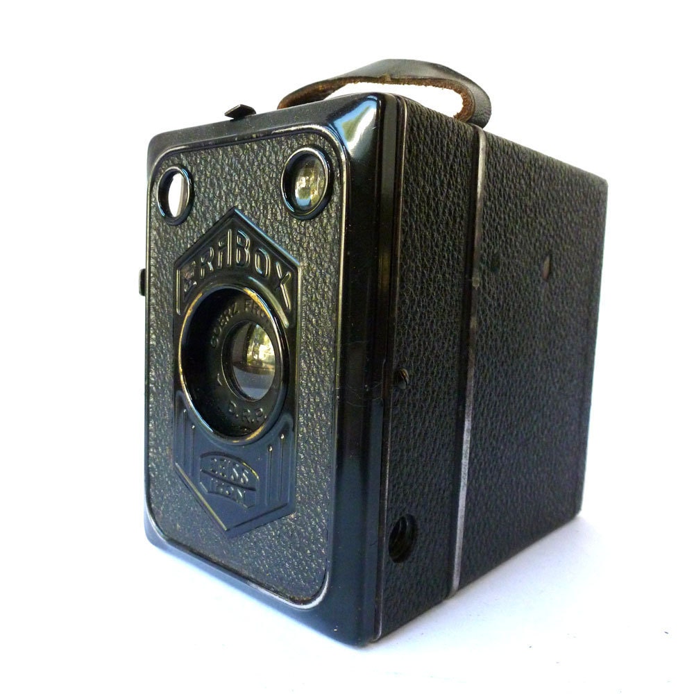 Zeiss Ikon Erabox vintage German box camera 1930s 120 film in