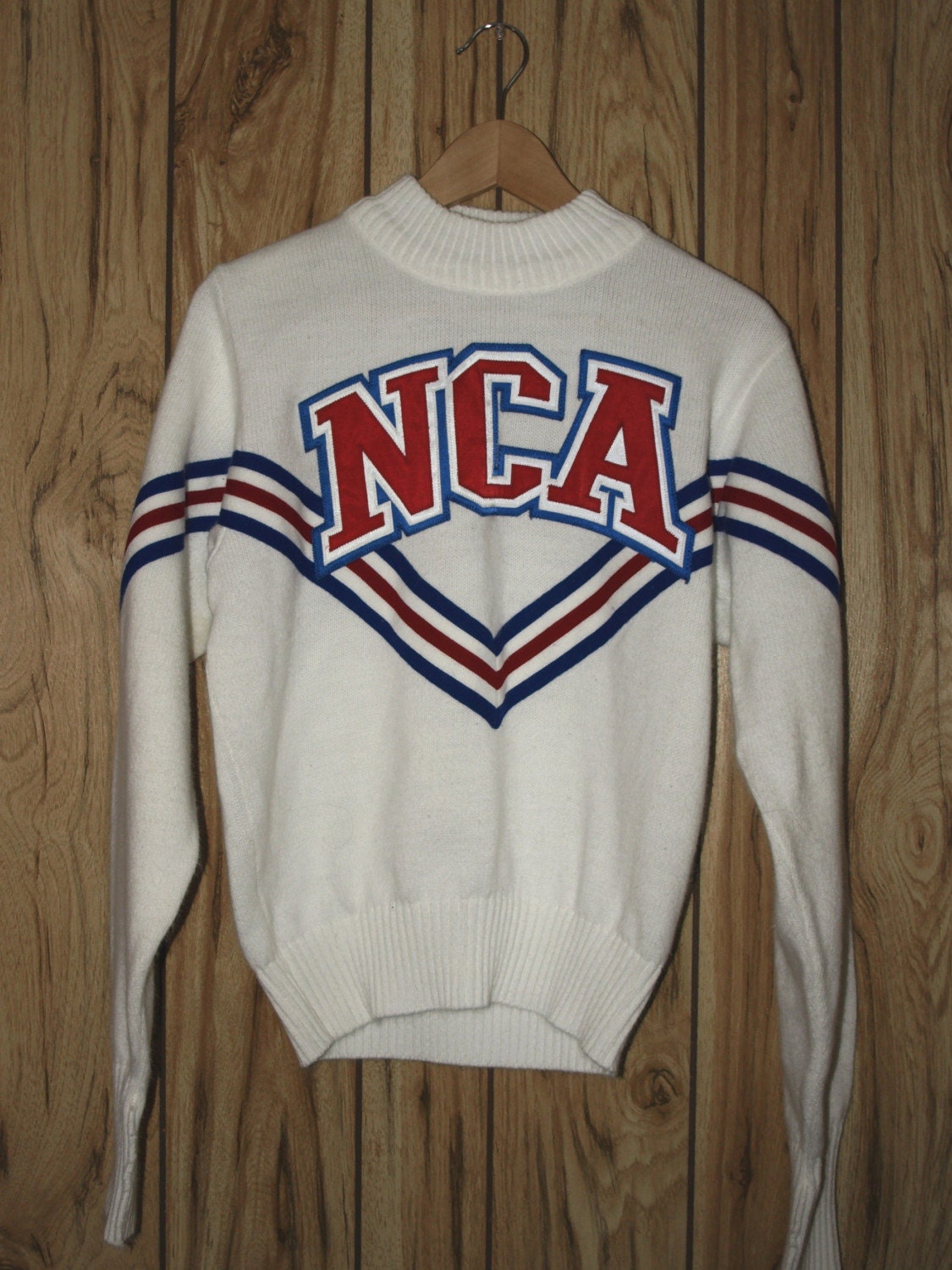 Vintage Cheerleading Sweater by horriblyfashionable on Etsy