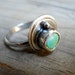ON SALE - Turquoise Sterling Silver Ring