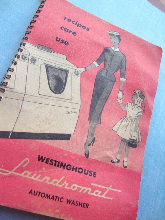 vintage WESTINGHOUSE laundromat automatic washer book