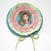 Clearance Sale - Original Fabric Brooch - Blonde Madonna with Child- Art by FLOR LARIOS