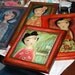 Your Choice Giclee Print Mounted on Canvas - any Image - Frida - Fairies - Nativities - Angels - Madonnas by FLOR LARIOS