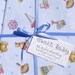 Extra Large Baby Toys Baby Blanket and 2 Burp Cloth Set - 38 X 38