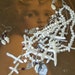 Santa Sale...Who Loves You Pretty Mama Biwa Cross Pearls Sterling Rosary necklace
