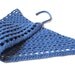 hair kerchief, bandana for women, girls, teens, and toddlers - dusk blue, all natural fibers, soft cotton blend, ready to ship