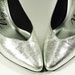 super silver sweetheart vintage pumps