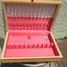 Vintage Modern Maple or Birch Silverware Box