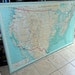 Vintage United States Relief Map Wall Mount