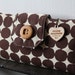 TY Wallet- in Brown and Yellow