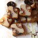 last ones .. LATTE SQUARES .. Picasso Czech Square Glass Beads 10mm (2032-6)