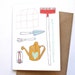 Card - Gardening tools