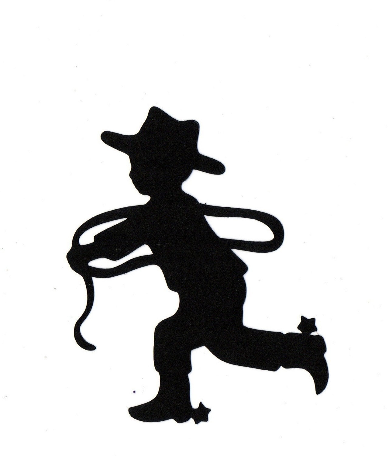 Download Little Cowboy Child Silhouette die cut for by ...