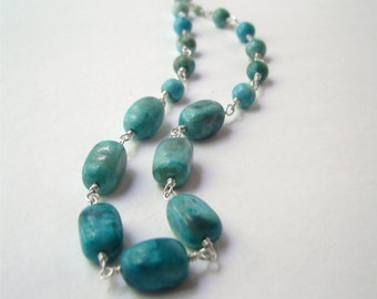 Popular items for blue jasper beads on Etsy