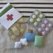 Felt first aid kit