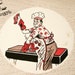 4 BBQ Trays - Serve Hamburgers Brats Hot dogs - 1950s Kitsch - Father's Day