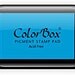 ColorBox pigment stamp pad in Cyan, full size inkpad, great for scrapbooking