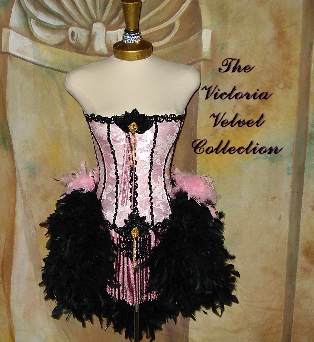 The Satine III Moulin Rouge Burlesque Corset Costume S-XL