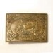 vintage ford MODEL-T record year commemorative brass belt buckle