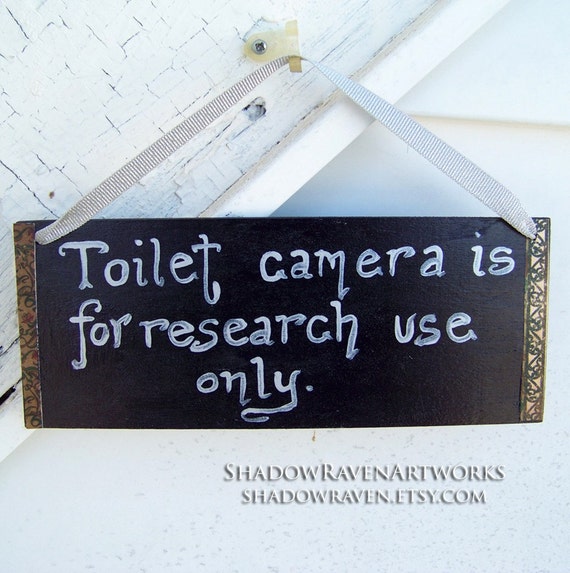 toilet camera is for research use only