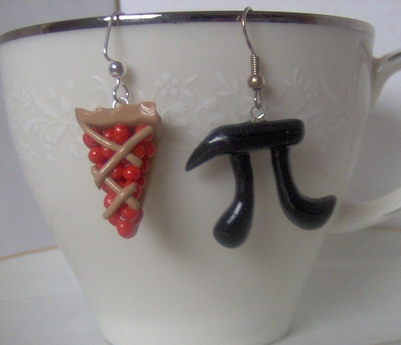 Pi and Cherry Pie Earrings