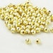 Bead Spacer 75 Shiny Gold Color Round Corrugated 4mm (1032spa04d1) ... last remaining packages