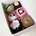 Valentine Chocolate Truffles Wool Felt Play Food Box Set