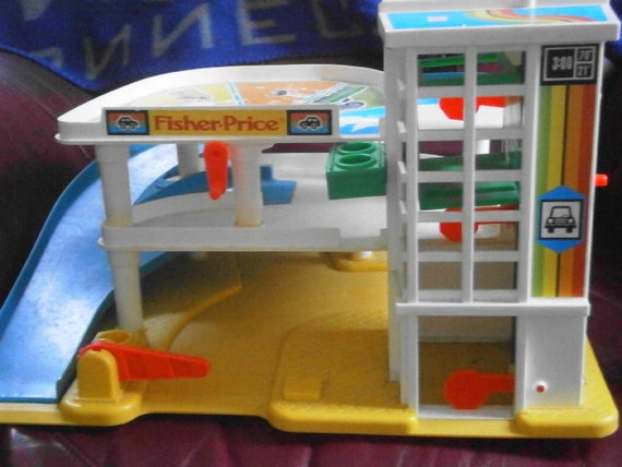 vintage little people garage