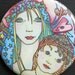 Hippie Singleton Art, And then there were Angels, The Lipstick Mirror
