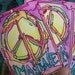4 card Collection, ACEO Peace Art Originals, Singleton Hippie Art