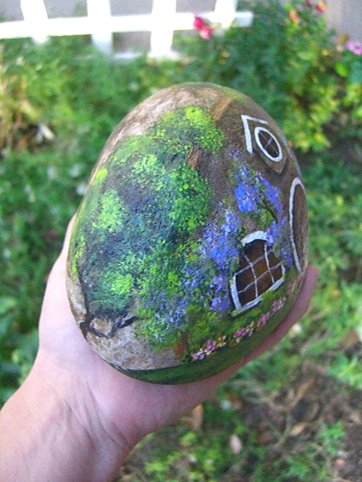 HOBBIT HOUSE painted rock art