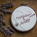Custom Heart Sampler in Cherry Blossom