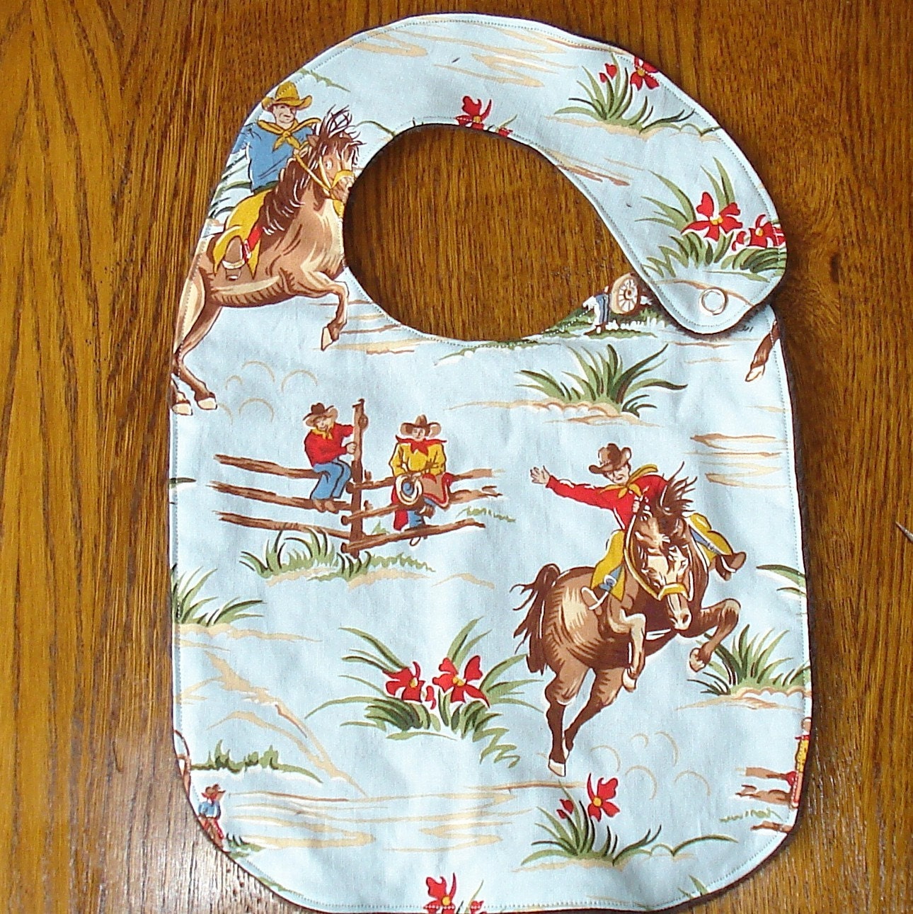 Western Minky Blanket and Burp Cloth by laurelwhite on Etsy