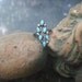Vintage Turquoise Ring, Boho, Summer Jewelry, Small Little Finger Ring, Childs Ring, Multi-Stone Turquoise Ring, Native American