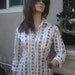 Vintage DKNY Shirt / Western Style Snap Front Shirt / BUST up to 38 MEDIUM