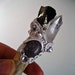 Magic Crystal Wand Deer Antler Talisman Silver Shungite Arkansas Quartz Celtic Pagan Wiccan Ritual MERLIN'S MIRACLE by Spinning Castle