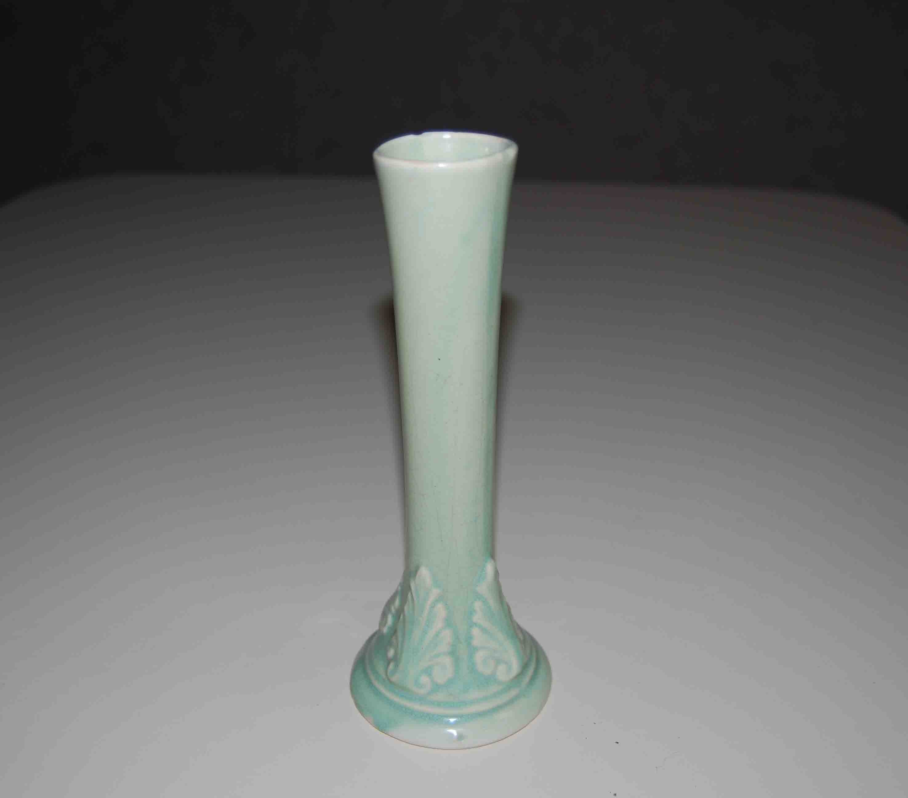 Light Green Ceramic Vase USA 121