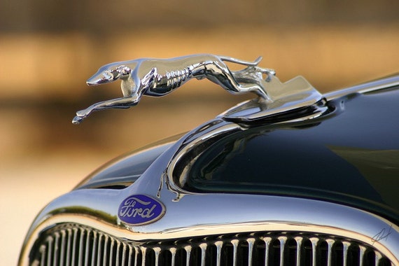 1933 Ford Greyhound Hood Ornament