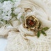 1960 Vintage Sarah Coventry Topaz Flower Brooch