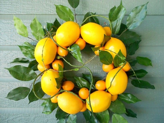 Lemon Wreath...........Kitchen wreath