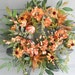 Autumn Floral and Pod Wreath.......