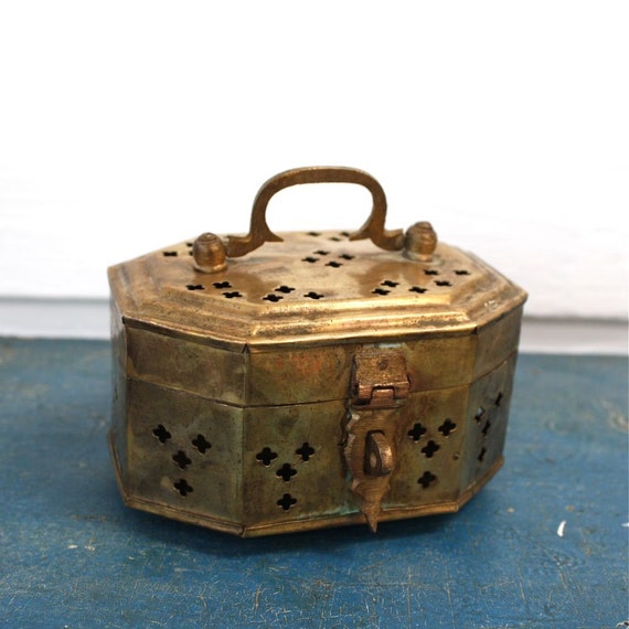 Vintage Brass Cricket Box by TheModShop on Etsy