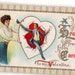 Vintage Valentine postcard Lovely Couple