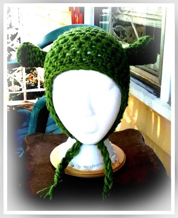Pattern Crochet Shrek Hat