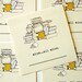 Mine All Mine Bookplate Set of 15 Original Illustration by Trafalgar's Square