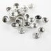 100pcs Oxidized Silver Tone Base Metal Caps-10x4mm (1200X-K-197A)