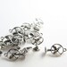 20pcs Oxidized Silver Tone Base Metal Charms-Fan 20x12.5mm (13298Y-F-226AB)