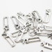 20pcs Oxidied Silver Tone Base Metal Charms-Saw 25x7mm (11040Y-B-65A)