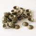 60pcs Antique Brass Tone Base Metal Caps-10x3mm (531Y-K-28B)
