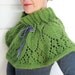 RESERVED - Lacy Leaf Capelet